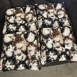 Set of four Cat Cushions